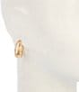 Dillard's Polished Open Metal Hoop Earrings - Image 2