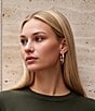 Dillard's Polished Open Metal Hoop Earrings - Image 3