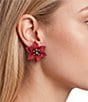 Dillard's Scarlet Flowers Statement Drop Earrings - Image 2