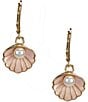 Dillard's Seashell & Pearl Drop Earrings - Image 1