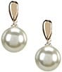 Dillard's Small Pearl Drop Earrings - Image 1
