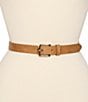 Dillard's Textured & Smooth Wavy Keeper & Faux Suede 3 For 1 Belt Set - Image 2