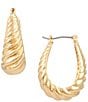 Dillard's Twisted Hoop Earrings - Image 1