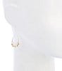 Dillard's Two Tone Dangle Drop Earrings - Image 2