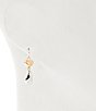Dillard's Two Tone Pebble Linear Earrings, Color:Two Tone - Image 2
