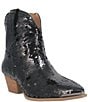 Color:Black - Image 1 - Bling Thing Sequin Western Booties