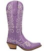 Dingo Buttercup Floral Embroidered Leather Tall Western Boots - Image 2