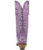Dingo Buttercup Floral Embroidered Leather Tall Western Boots - Image 3