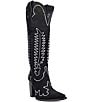 Dingo Double Take Suede Rhinestone Western Boots - Image 1