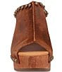 Dingo Echo Suede Studded Platform Clog Slide Sandals, Brown - Image 5