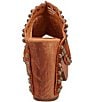 Dingo Echo Suede Studded Platform Clog Slide Sandals, Russet - Image 3