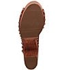 Dingo Echo Suede Studded Platform Clog Slide Sandals, Merlot - Image 6