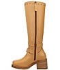 Dingo Fillmore Leather Studded Buckle Straps Tall Boots - Image 4
