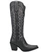 Color:Black - Image 2 - High Cotton Leather Tall Western Boots