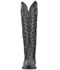 Color:Black - Image 5 - High Cotton Leather Tall Western Boots
