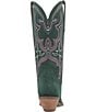 Color:Green - Image 3 - Hot Sauce Suede Western Boots