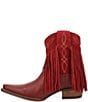 Dingo Last Ride Leather Suede Fringe Western Booties - Image 4