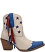 Dingo Liberty Leather Fringed Patriotic Booties - Image 2