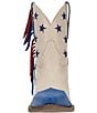 Dingo Liberty Leather Fringed Patriotic Booties - Image 5