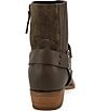 Dingo Men's Bandit Suede and Leather Coin Harness Western Ankle Boots - Image 3