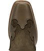 Dingo Men's Bandit Suede and Leather Coin Harness Western Ankle Boots - Image 6