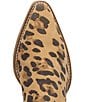 Dingo Men's Bulls Eye Leopard Print Suede Western Boots - Image 6