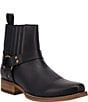 Dingo Men's Rowdy Leather O-Ring Harness Snip Toe Ankle Boots - Image 1