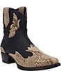 Dingo Men's Serpico Snake Embossed Leather Western Booties - Image 1