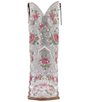 Color:Floral - Image 5 - Neon Moon Rhinestone Embellished Leather Floral Western Mid Boots