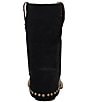 Dingo Off The Cuff Leather Studded Suede Cuffed Shaft Western Booties - Image 3