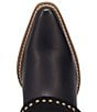 Dingo Off The Cuff Leather Studded Suede Cuffed Shaft Western Booties - Image 6