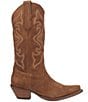 Color:Camel - Image 2 - Out West Suede Tall Western Boots