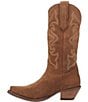 Color:Camel - Image 4 - Out West Suede Tall Western Boots