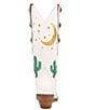 Dingo Pachita Embroidered Leather Western Boots, Color:White - Image 5