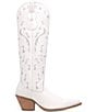 Color:White - Image 2 - Rhymin Leather Cut Out Western Boots