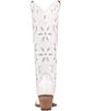 Color:White - Image 3 - Rhymin Leather Cut Out Western Boots