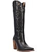 Dingo Rock N' Rebel Leather Studded Tall Western Boots - Image 1