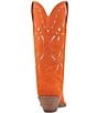 Color:Orange - Image 3 - Sabana Suede Cut Out Western Boots