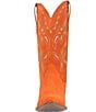 Color:Orange - Image 5 - Sabana Suede Cut Out Western Boots