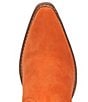 Color:Orange - Image 6 - Sabana Suede Cut Out Western Boots