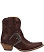 Dingo Saddle Up Leather Buckle Strap Western Booties - Image 2