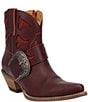 Dingo Saddle Up Leather Buckle Strap Western Booties - Image 1