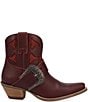 Dingo Saddle Up Leather Buckle Strap Western Booties - Image 3