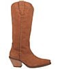 Color:Whiskey - Image 2 - Sweetwater Suede Tall Western Boots