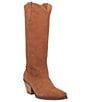 Color:Whiskey - Image 1 - Sweetwater Suede Tall Western Boots