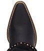 Dingo Texani Leather Studded Cuffed Suede Shaft Tall Western Boots - Image 6