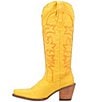 Color:Yellow - Image 4 - Texas Tornado Denim Tall Western Boots