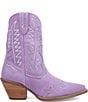 Dingo Tiny Pony Suede Rhinestone Mid Calf Western Boots - Image 5
