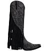 Dingo Walk West Leather Suede Fringe Western Tall Boots - Image 5