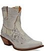 Dingo Women's Cobra Kiss Snake Embossed Leather Western Booties - Image 1